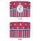 Sail Boats & Stripes 16" Drum Lampshade - APPROVAL (Fabric)