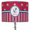 Sail Boats & Stripes 16" Drum Lamp Shade - Fabric (Personalized)