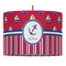 Sail Boats & Stripes Drum Pendant Lamp (Personalized)