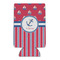 Sail Boats & Stripes 16oz Can Sleeve - FRONT (flat)