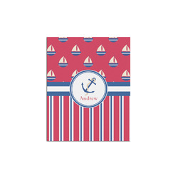Sail Boats & Stripes Poster - Multiple Sizes (Personalized)