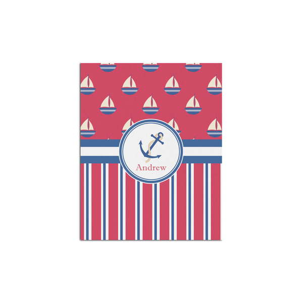 Custom Sail Boats & Stripes Poster - Multiple Sizes (Personalized)