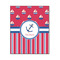 Sail Boats & Stripes Wood Print - 16x20 (Personalized)