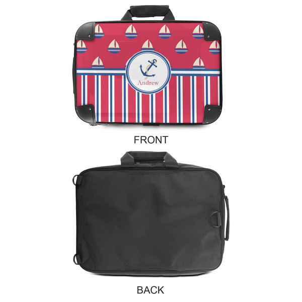 Sail Boats & Stripes 18" Laptop Briefcase - APPROVAL