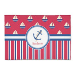 Sail Boats & Stripes 2' x 3' Indoor Area Rug (Personalized)