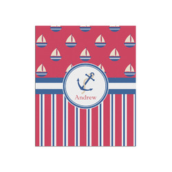 Sail Boats & Stripes Poster - Matte - 20x24 (Personalized)