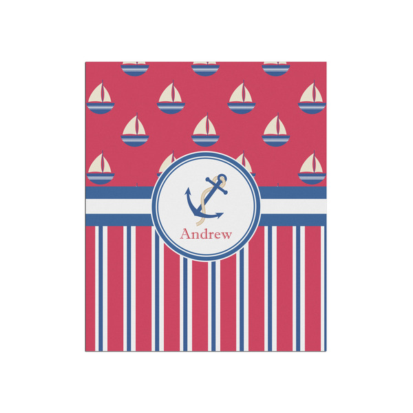 Custom Sail Boats & Stripes Poster - Matte - 20x24 (Personalized)
