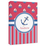 Sail Boats & Stripes Canvas Print - 20x30 (Personalized)