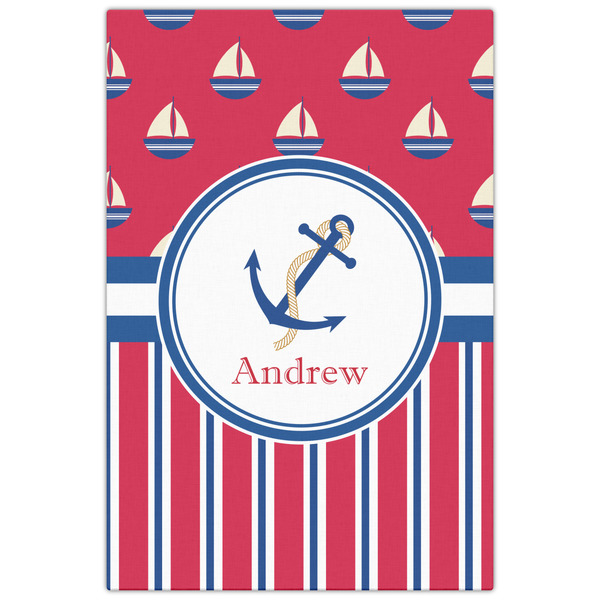 Sail Boats & Stripes 20x30 - Canvas Print - Front View