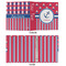 Sail Boats & Stripes 3 Ring Binders - Full Wrap - 1" - APPROVAL