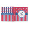 Sail Boats & Stripes 3 Ring Binders - Full Wrap - 1" - OPEN OUTSIDE