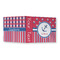 Sail Boats & Stripes 3 Ring Binders - Full Wrap - 3" - OPEN OUTSIDE