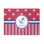 Sail Boats & Stripes 5' x 7' Indoor Area Rug (Personalized)