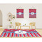 Sail Boats & Stripes 8'x10' Indoor Area Rugs - IN CONTEXT