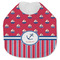 Sail Boats & Stripes Jersey Knit Baby Bib w/ Name or Text