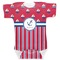 Sail Boats & Stripes Baby Bodysuit 3-6 (Personalized)