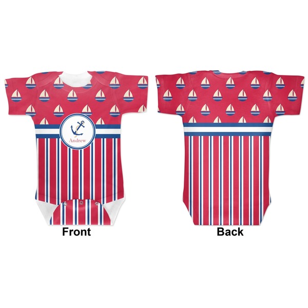 Sail Boats & Stripes Baby Bodysuit Approval