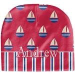 Sail Boats & Stripes Baby Hat (Beanie) (Personalized)