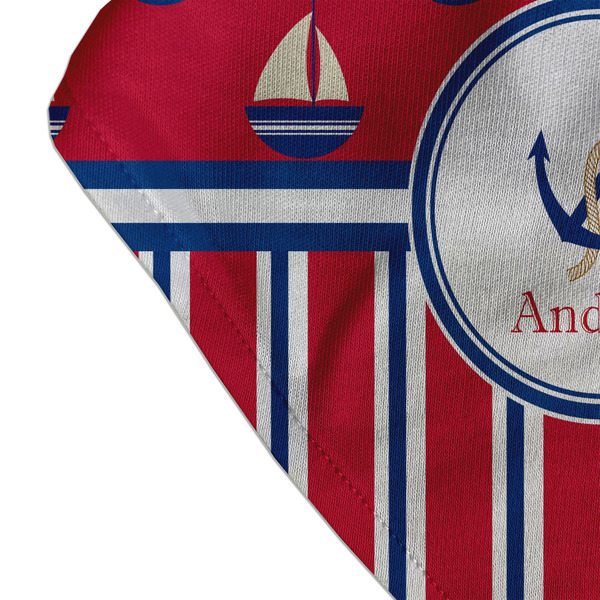Sail Boats & Stripes Bandana Detail