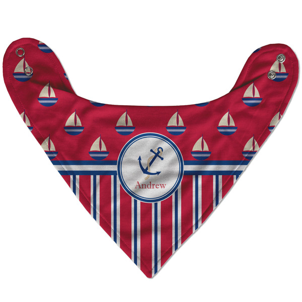 Sail Boats & Stripes Bandana Flat Approval