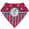 Sail Boats & Stripes Bandana Bib (Personalized)