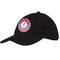 Sail Boats & Stripes Baseball Cap - Black (Personalized)