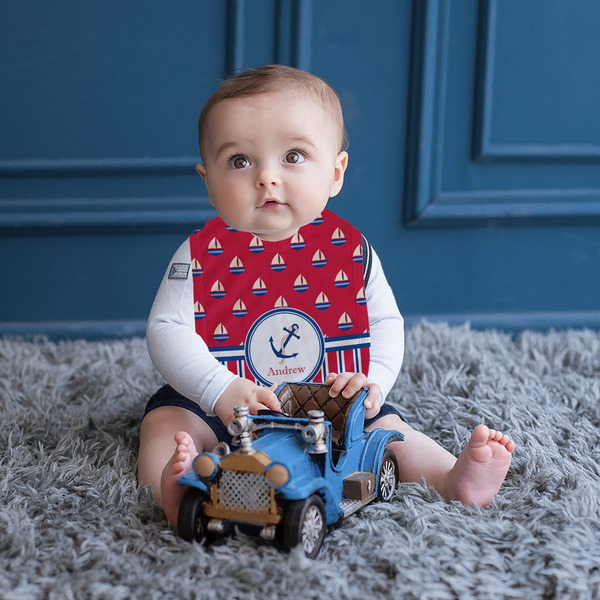 Sail Boats & Stripes Bib Lifestyle Boy