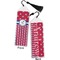 Sail Boats & Stripes Bookmark with tassel - Front and Back