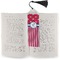 Sail Boats & Stripes Bookmark with tassel - In book