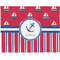 Sail Boats & Stripes Burlap Placemat