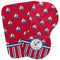 Sail Boats & Stripes Burp Cloth (Personalized)