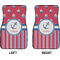 Sail Boats & Stripes Car Mat Front - Approval