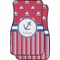 Sail Boats & Stripes Car Floor Mats (Front Seat) (Personalized)