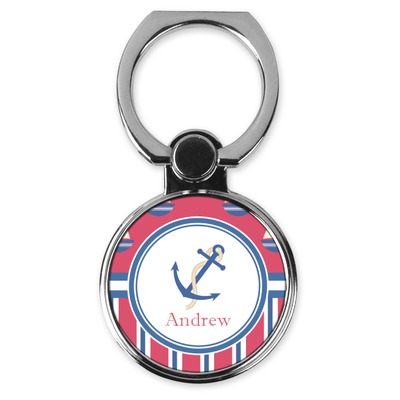 Sail Boats & Stripes Cell Phone Ring Stand & Holder (Personalized)
