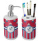 Sail Boats & Stripes Ceramic Bathroom Accessories Set (Personalized)