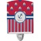 Sail Boats & Stripes Ceramic Night Light (Personalized)