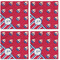 Sail Boats & Stripes Cloth Napkins - Personalized Lunch (APPROVAL) Set of 4