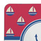 Sail Boats & Stripes Coaster Set - DETAIL