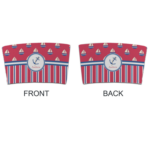 Sail Boats & Stripes Coffee Cup Sleeve - APPROVAL