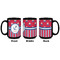 Sail Boats & Stripes Coffee Mug - 15 oz - Black APPROVAL