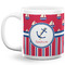 Sail Boats & Stripes Coffee Mug - 20 oz - White