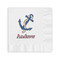 Sail Boats & Stripes Coined Cocktail Napkins (Personalized)