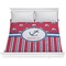 Sail Boats & Stripes Comforter - King (Personalized)