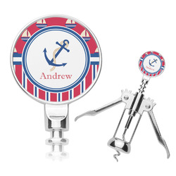 Sail Boats & Stripes Corkscrew (Personalized)