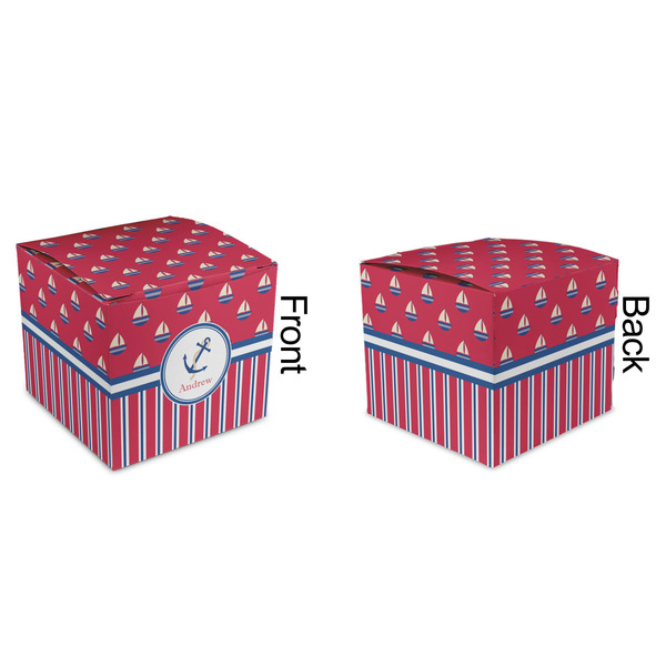 Sail Boats & Stripes Cubic Gift Box - Approval