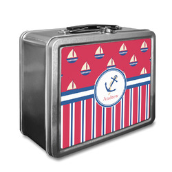 Sail Boats & Stripes Lunch Box (Personalized)