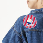 Sail Boats & Stripes Twill Iron On Patch - Custom Shape (Personalized)