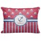 Sail Boats & Stripes Decorative Baby Pillowcase - 16"x12" (Personalized)