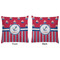 Sail Boats & Stripes Decorative Pillow Case - Approval