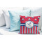 Sail Boats & Stripes Decorative Pillow Case - LIFESTYLE 2